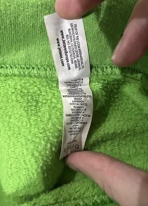 Semispoiled Green Women’s Hoodie With Drawstring Size L thumbnail 4