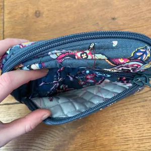 Vera Bradley Felicity Paisley Two Pocket Cosmetic Bag thumbnail 3