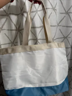 Castaway Club Disney Cruise Line White & Blue Tote Bag thumbnail 4