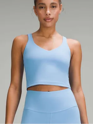 Lululemon Women’s Align Tank Top Built in shelf Bra Nulu in Aero Blue 6 thumbnail 1