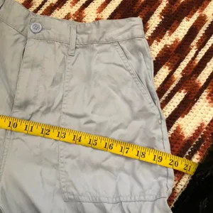 TRENDING Urban Outfitters Y2K Pastel Light Blue Multi-Pocket Cargo Jogger Pants Trousers-US8/M Measurement in pics thumbnail 7