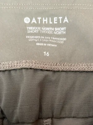 Athleta Trekkie North Short Olive Green Womens Size 16 Hiking Active thumbnail 7