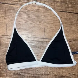 Vintage Ralph Lauren contrast piping triangle bikini top thumbnail 2