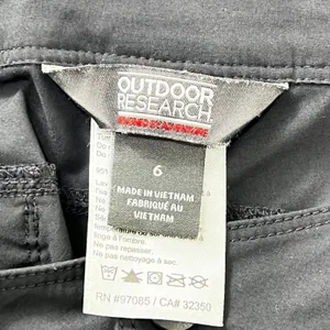 Outdoor Research Equinox Shorts Womens 6 Black Hiking Technical Stretch UPF 50+ thumbnail 5