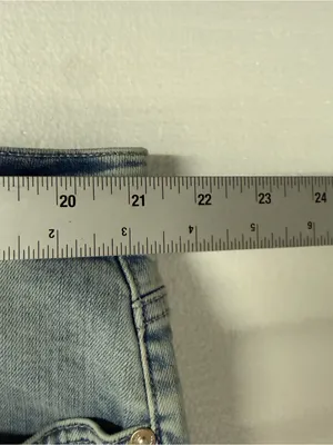 Seven7 Jeans Women 20W Faded Light Wash High Rise Slim Hip & Thigh Bootcut Denim thumbnail 3