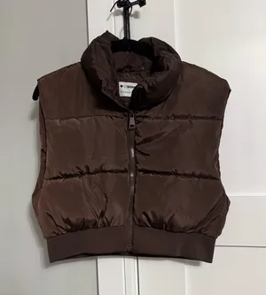 TJ Maxx Vest Puffer Brown thumbnail 1