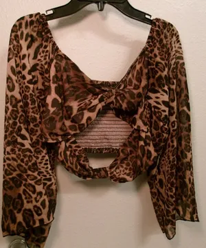Leopard Print Tie thumbnail 1