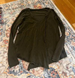 Lululemon Army Green Long Sleeve thumbnail 1