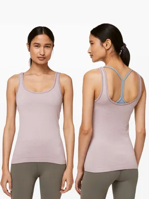 LULULEMON Seek Simplicity Tank in Powdered Mauve Sz. 4 thumbnail 2