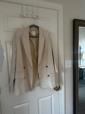 H&M Khaki Blazer thumbnail 4