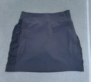 Athleta‎ Brooklyn Skort Skirt size 4 black sports tennis summer beach athletic thumbnail 1