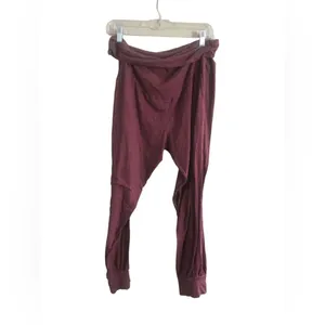 Maternity Maroon Joggers Size XXL Red thumbnail 6