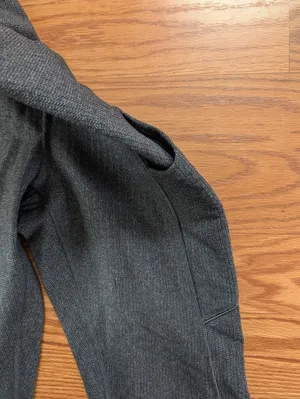 Lululemon Gray Textured Leggings Pants Size 6 thumbnail 2
