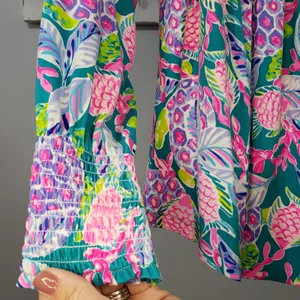 Lilly Pulitzer Lana Top Turtle Wave Size S thumbnail 7