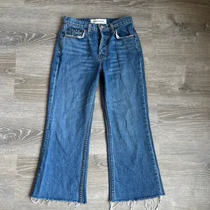 reformation mid crop flare jeans baltic thumbnail 2