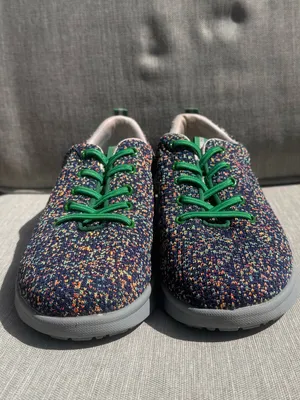 Womens Softwalk Sampson Multicolor Knitted No Tie Lace Comfort Sneakers Size 9.5 thumbnail 2