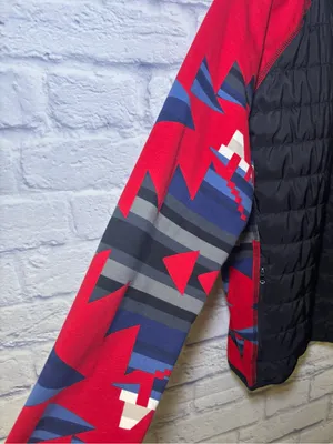 Lauren Ralph Lauren Active Puffer Fleece Jacket With Native Print Womens Size XL thumbnail 6