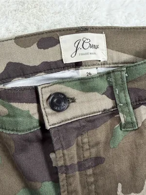 J. Crew Women’s Camo Cargo Toothpick Pants - 26 thumbnail 3