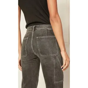 Free‎ People Boyish Jeans Baily Carpenter Black Midnight Cowboy 27 $198 thumbnail 5