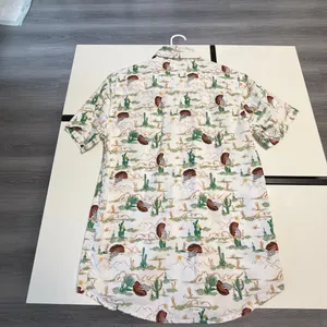 Fresh Vibes S Cotton Spooky Summer Desert Taco Skeleton Button Up Shirt 🌮💀 thumbnail 4
