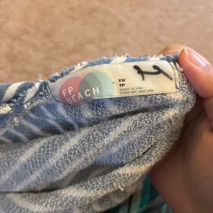 Free people beach‎ striped blouse xs thumbnail 7