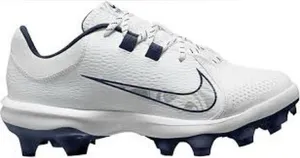 Nike hyperdiamond 4 Pro MCS softball cleats white women's‎ size 9.5 athletic thumbnail 1