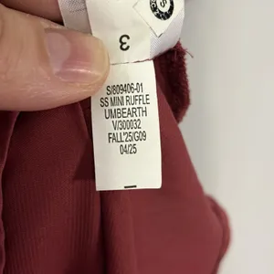 Old Navy Women’s Satin Ruffle Mini Dress Medium Burgundy Romantic Feminine Fairy thumbnail 9