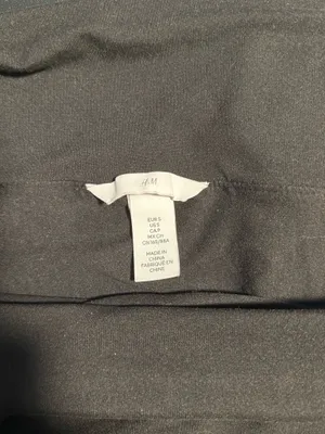 H&M Black Off-the-Shoulder Long Sleeve Top thumbnail 2