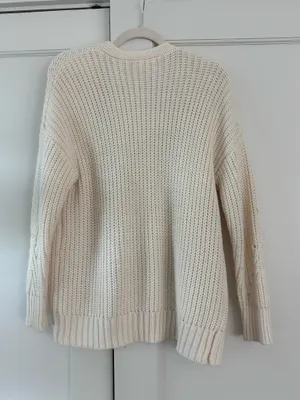 Garage Cream Knit Cardigan thumbnail 3