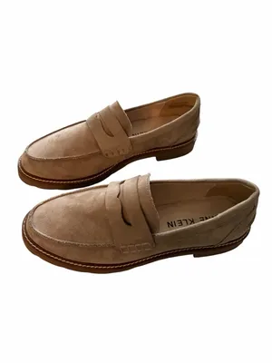 Anne Klein Akaeverly Women's Taupe Suede Loafers Slip-On Comfort Size 6M thumbnail 2
