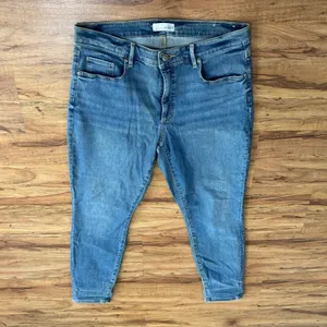 Loft Curvy Skinny‎ Crop Jeans Medium Wash Blue Denim Size 31/12 494746M thumbnail 9