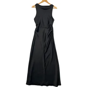 New Hello Molly Dress Womens Medium Black Maxi Evening Formal Elegant Prom Sexy thumbnail 12