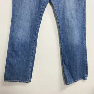 LUCKY BRAND Fluer Easy Rider Denim Women Sailor Jeans Sz 8/29 Mid‎ Rise Whiskers thumbnail 5