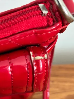 Coach Poppy Gloss Red Mini Purse thumbnail 15