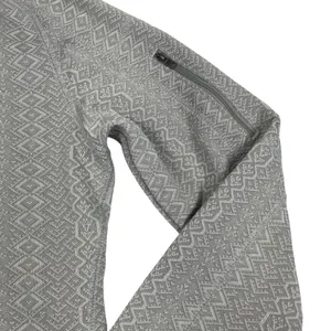 PATAGONIA Quarter-Zip Better Sweater Women L Gray Diamond Texture Outdoor Travel thumbnail 5