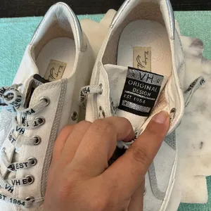 Vintage Havana VH EST 1954 White Silver Star Sneakers Size 8 thumbnail 9