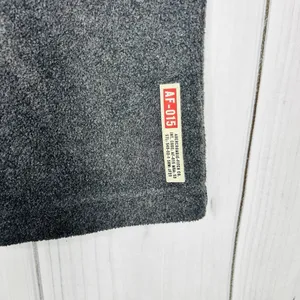 Abercrombie Fitch Womens Size XS Fleece 1/4 Zip Vest Gray Red Trim Vintage thumbnail 4