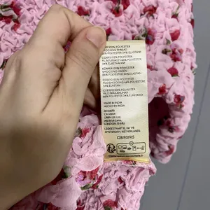 NWOT Free People Pink Floral Rosie Posie Smocked Cropped Y2K Feminine Top S thumbnail 4