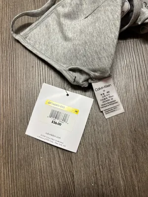 Calvin Klein Gray Racerback Bra thumbnail 9