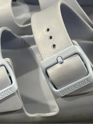 Birkenstock Light Blue Double Buckle Slide Sandals thumbnail 2