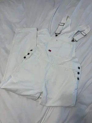 Dickies Overalls White thumbnail 1