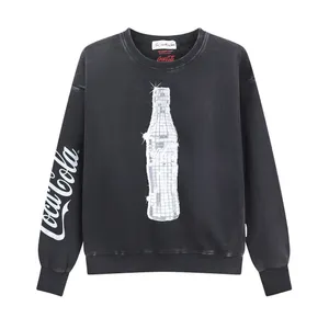 The Laundry Room Coca Cola‎ Disco Classic Crewneck Sweater Black Snow Size L NWT thumbnail 2
