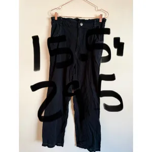 Known Supply Utility Pants Women Size M Black Paperbag Waist‎ Carpenter Contrast thumbnail 7