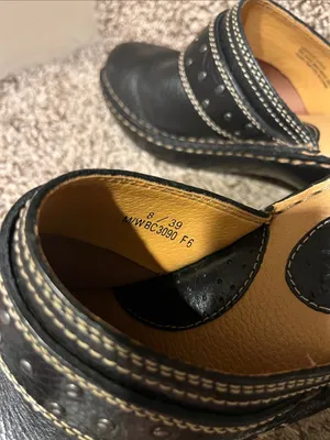 b.o.c. Black Leather Studded Slip thumbnail 6