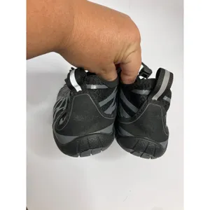 Hike Barefoot Water Shoes Women 39 Black Excellent Minimalist Bungee mesh hiking thumbnail 4