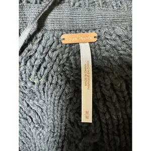 Free People Montana‎ Cable Cardi Black Women's Size Medium thumbnail 9