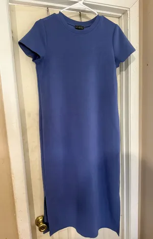 Wonderly Blue Midi Dress thumbnail 1