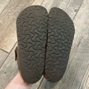 Birkenstock Brown Sandals Contoured Footbed Leather thumbnail 7