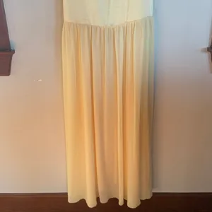 Show Me Your Mumu Dalia Maxi Dress in Pale Yellow Size Small NO SCARF thumbnail 5
