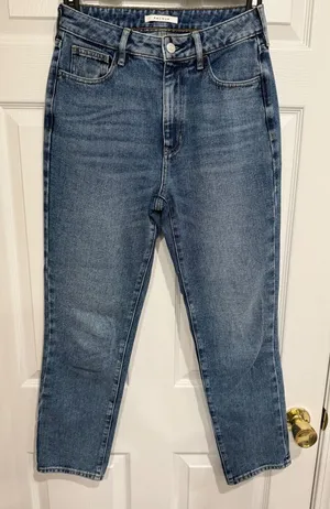 PacSun Mom Jeans Womens 26‎ Medium Wash Blue High Waisted Denim Straight Leg thumbnail 1